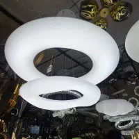 لوستر ابری دو طبقه گرد|لوستر و چراغ آویز|تهران, عبدلآباد|دیوار