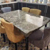 میز ناهارخوری ۶ نفره کاملا نو