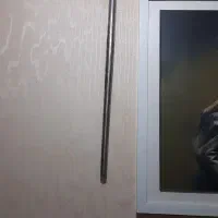 شمشیر قدیمی طرح عصا دسته نقره نیزه استیل اصل