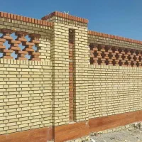 *آجر 5/5 ده سوراخ نما         *مخصوص سوله و دیوار