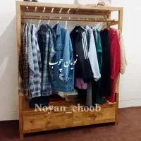 رگال چوبی لباس|جاکفشی، کمد، دراور|کرمانشاه, |دیوار
