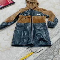 کاپشن دخترانه چرم