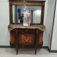 آیینه کنسول چوب