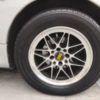 رینگ (bbs hp) با چهار حلقه لاستیک ۱۹۵ ۱۴|قطعات یدکی و لوازم جانبی|رشت, گلباغ نماز|دیوار
