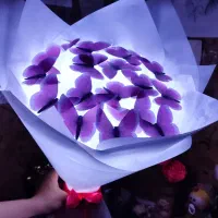 دسته گل پروانه|گل مصنوعی|خرم‌آباد, |دیوار