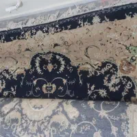 یک جفت فرش ۶ متری سرمه ای کرم در حد نو|فرش|تهران, بریانک|دیوار