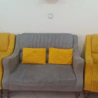 مبل ۷ نفره نیاز به تعمیر|مبلمان خانگی و میز عسلی|تهران, مجیدیه|دیوار