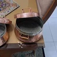 قابلمه ارتفاع هر دو ۱۱ سانت و دهانه ۱۹ و ۱۵|ظروف پختوپز|شاهینشهر, فردوسی|دیوار