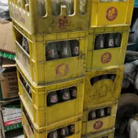 قفسه زمزم نوشابه شیشه ای