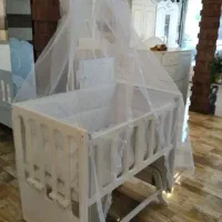 تخت کنار مادر گهواره نوزاد|تخت و سرویس خواب|مشهد, گاز|دیوار