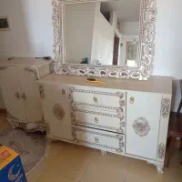 به علت جابه جایی ۹ ماه کارکرده برای جهیزیه|تخت و سرویس خواب|تهران, ترمینال جنوب|دیوار