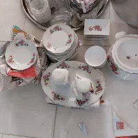 ظروف چینی گل سرخ