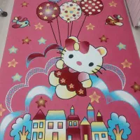 فرش دخترانه طرح کتی