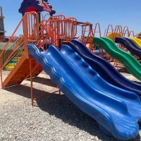 سرسره تک و دوقلو|اسباب‌‌بازی|شیراز, قلات|دیوار