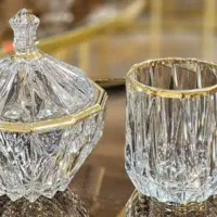 سرویس پذیرایی کریستال ۱۲ نفره  (( مناسب جهیزیه ))|ظروف سرو و پذیرایی|تهران, کیانشهر|دیوار