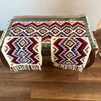 رو میزی گلیمی دست باف|گلیم، جاجیم، گبه|مشهد, زمرد|دیوار