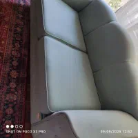 مبل هشت نفره رنگ سبز آبی کم رنگ|مبلمان خانگی و میز عسلی|باغستان, |دیوار
