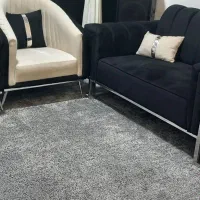 مبل هفت نفره مشکی سفید|مبلمان خانگی و میز عسلی|بندر کنگان, |دیوار