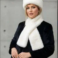 کلاه شالگردن  خز نوی نو وکلاه شالگردن بافت دخترانه