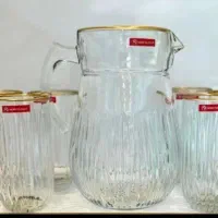 انواع سرویس چینی پارچ و لیوان بلورین کادویی