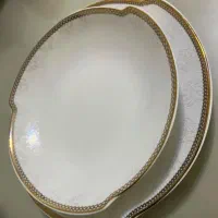 سرویس چینی پذیرایی مقصود ۱۸ نفره لب طلا درجه عالی