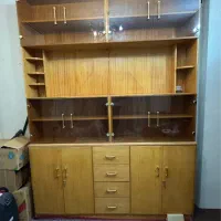 کتابخانه تمام چوب|کتابخانه، شلف، قفسه‌های دیواری|شیراز, بعثت|دیوار