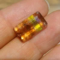 تورمالین هندوانه ای نچرال 7.83 قیراطی شناسنامه دار