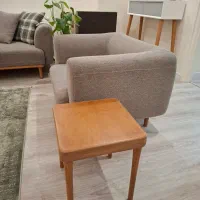 میز  چوبی (راش)وسط مبلی بهمراه یک عدد عسلی|مبلمان خانگی و میز عسلی|تهران, شهرک دریا|دیوار