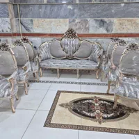 مبل استیل ۹نفره تمام چوب راش مبلمان شاهان|مبلمان خانگی و میز عسلی|تبریز, |دیوار