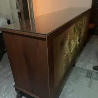 کنسول تمام چوب به همراه عسلی و میز جلو مبلی