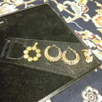 دو جفت گوشواره و یک عدد پلاک حلقه ای|بدلیجات|تهران, شهرک بعثت|دیوار