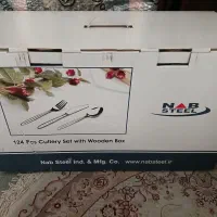 سرویس 116 پارچه قاشق و چنگال ناب استیل مدل Palermo