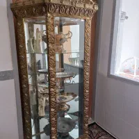 ست بوفه و ساعت و اینه کنسول برنز اصل