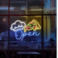 طراحی و ساخت انواع تابلو تبلیغاتی.ledچنلیوم.نئون|خدمات پیشه و مهارت|کاشان, مشکات|دیوار