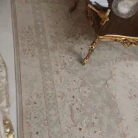 فرش 9متری گل برجسته ابریشم بافت.