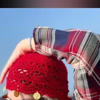 کلاه بافتنی صدفی