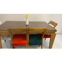 میز شیش نفره همراه با کنسول ارایش|میز و صندلی غذاخوری|رشت, حومه رشت|دیوار