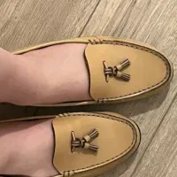 کفش کار چرم دست بافت زنانه