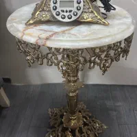 میز تلفن  و تلفن برنج اصل