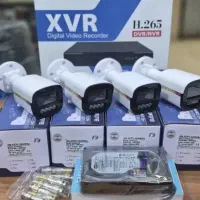 دوربین مداربسته ۴عدد دوربین+دستگاه+هارد+۲۰مترکابل