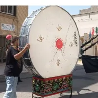 یک عدد طبل دومتری Bz با پایه ودسته|درام و پرکاشن|ازنا, |دیوار