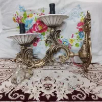 لوستر دیواری برنز|لوستر و چراغ آویز|تبریز, |دیوار