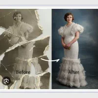 خاطرات قدیم رو زنده کن / ترمیم عکس قدیمی|تابلو، نقاشی، عکس|شوش, |دیوار