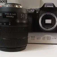 دوربین عکاسی Canon80D  و لنز 18-135|دوربین عکاسی و فیلم‌برداری|قزوین, |دیوار