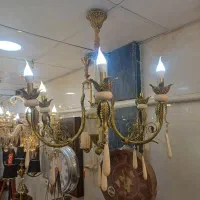 لوستر برنزی سنگی|لوستر و چراغ آویز|همدان, |دیوار