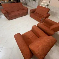 فروش مبل راحتی ۷نفره در حد نو ۸میلیون تومان|مبلمان خانگی و میز عسلی|فسا, |دیوار