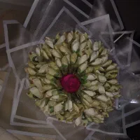 دسته گل پولی و روبانی ب دل خواه با کمترین هزینه