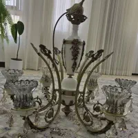 لوستر ۶ شاخه برنز سرامیک