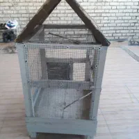 قفس چوبی کلبه ایی