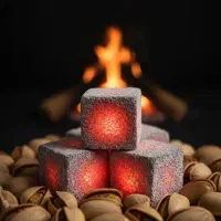 ذغال فشرده پوست پسته